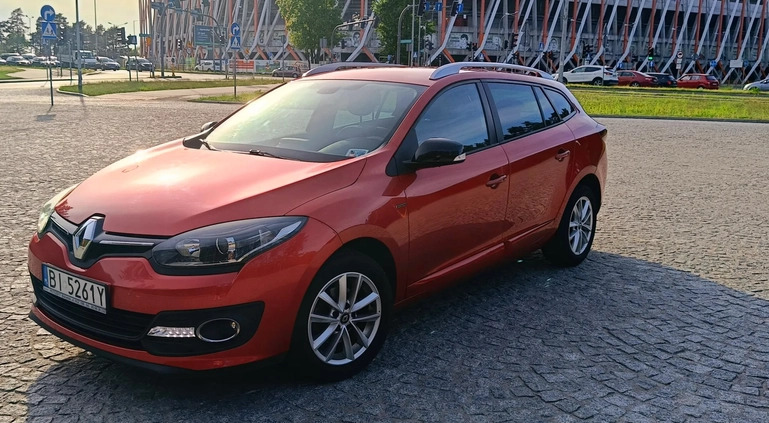 Renault Megane cena 33000 przebieg: 67000, rok produkcji 2015 z Białystok małe 154